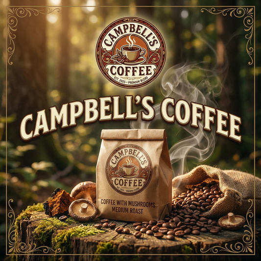Coffee with Mushrooms Medium Roast